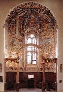 GOZZOLI, Benozzo View of the main apsidal chapel dfg USA oil painting reproduction